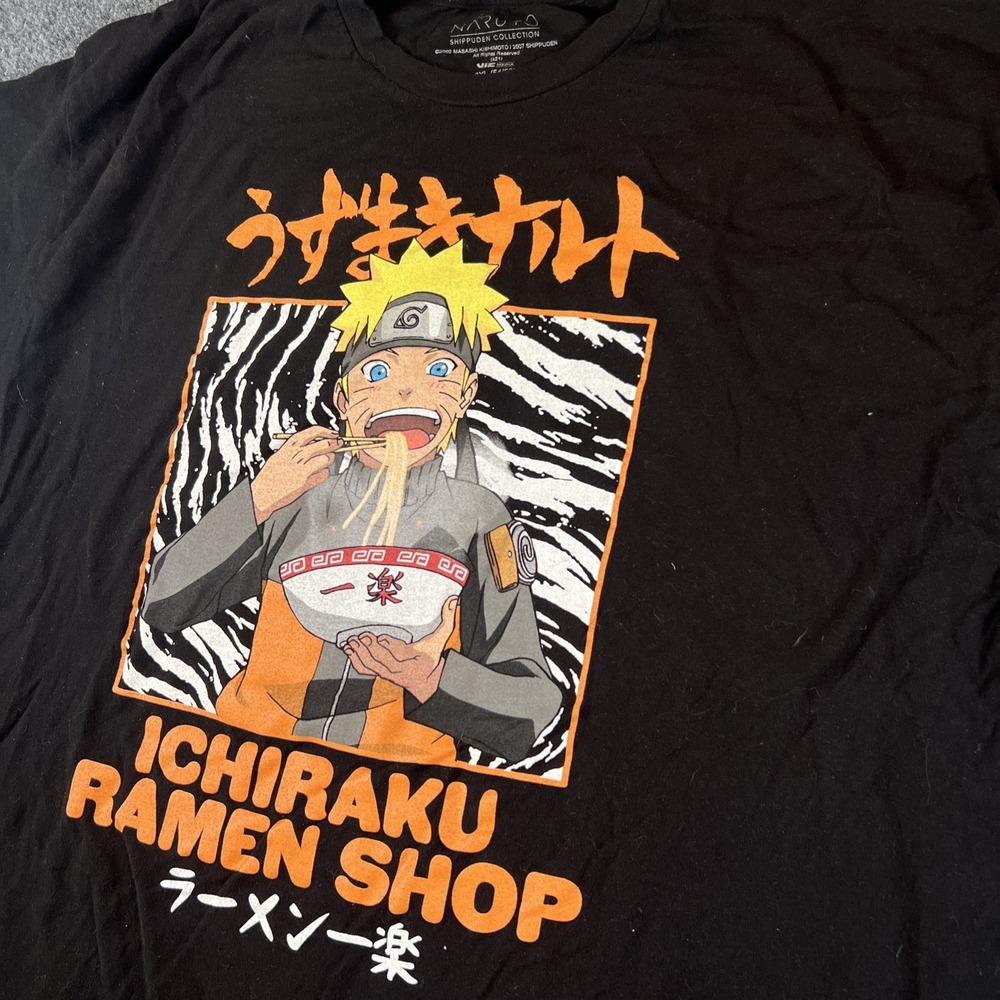 Naruto Shippuden‎ Collection T-Shirt Men Size 3XL Ichiraku Ramen Shop